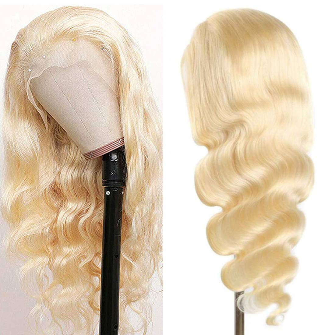 Ronashow Hair 613 Blonde Body Wave 13*4 Lace Frontal Wig