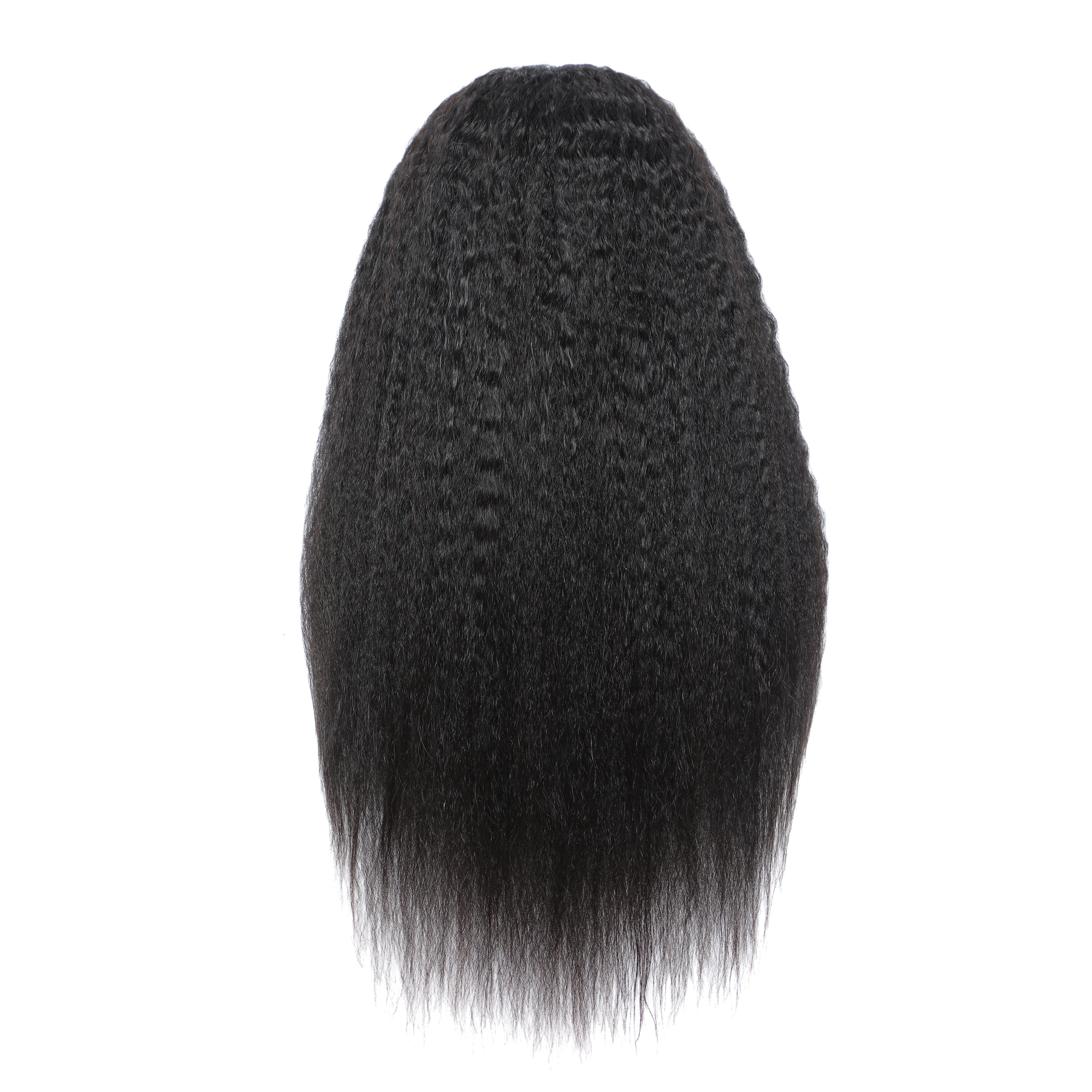 Kinky Straight Remy Human Hair Headband Wig 10-30 Inch