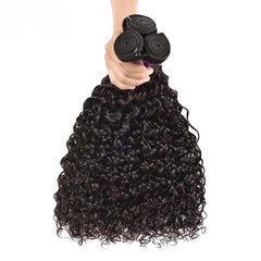 Water Wave Remy Human Hair Extensions 3 Bundles