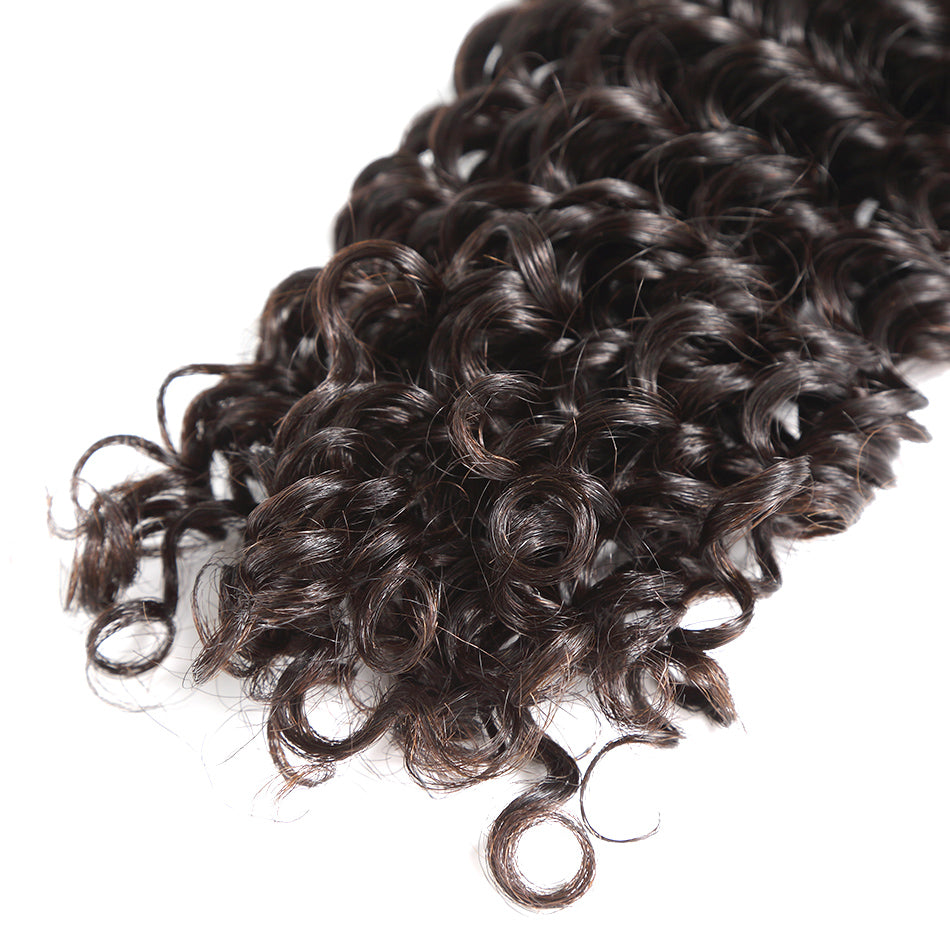 Deep Curly Remy Human Hair Extensions 3 Bundles