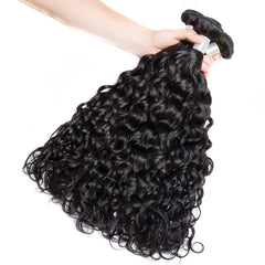 Water Wave Remy Human Hair Extensions 4 Bundles 10-30 Inches