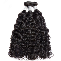 Water Wave Remy Human Hair Extensions 4 Bundles 10-30 Inches