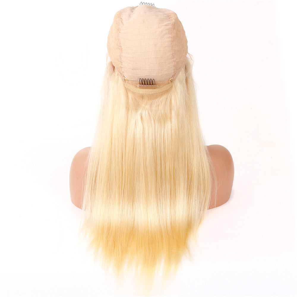 Ronashow 613 Blonde Straight 13*4 Lace Frontal Wig