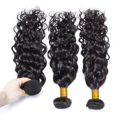 Water Wave Remy Human Hair Extensions 3 Bundles