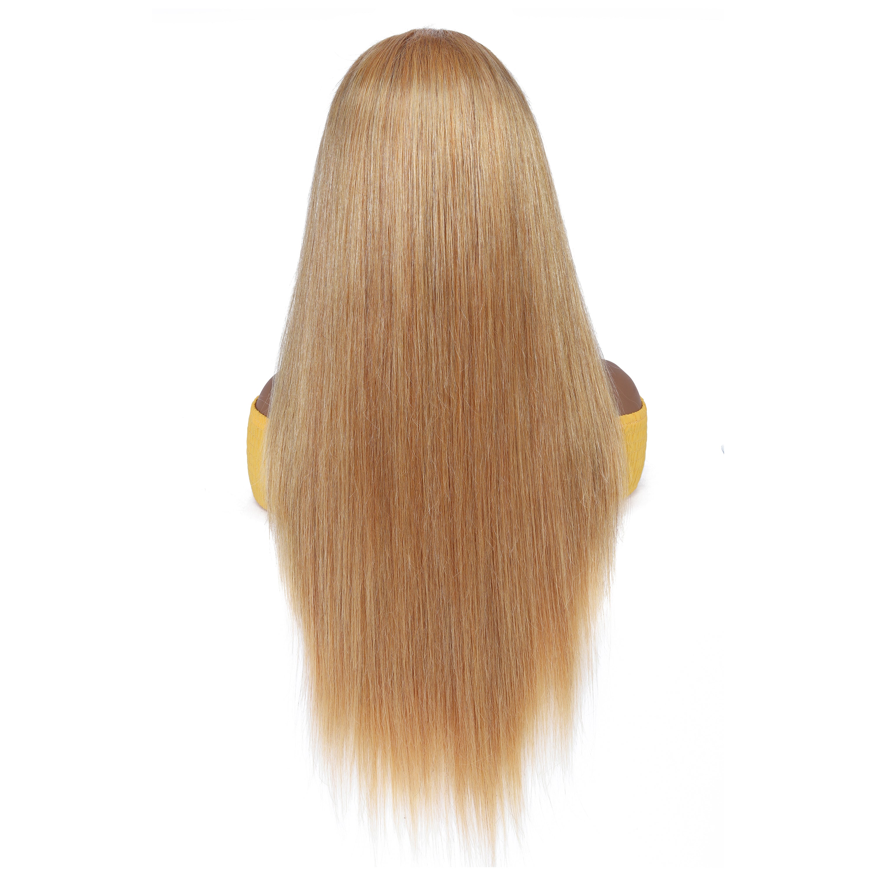 Ronashow Honey Blonde Color 27 Straight 13*4 Lace Frontal Wig