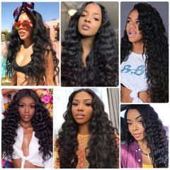 Loose Deep Wave Natural Color Remy Human Hair 4 Bundles